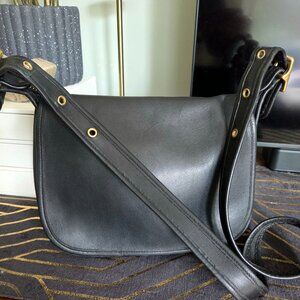 Vintage Black Coach Legacy | Coach Bag | B9D 9951 | Patricia | Saddle Bag | 90's